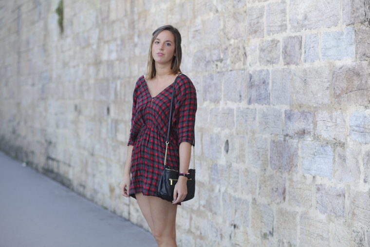 IMG 0244 Checked dress   Blog mode Lyon